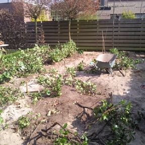 Aanleggen van tuin